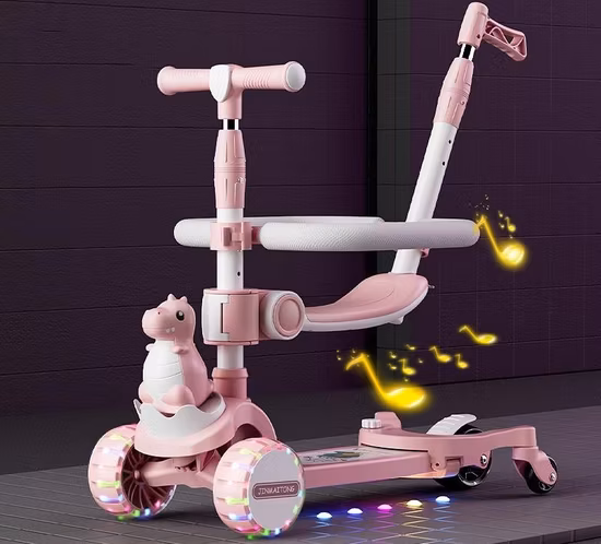 Фабрика Хэбэй продает детский игрушечный самокат, модный складной самокат для детей